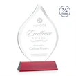 Worthington Award on Newhaven Base - Red | https://www.bestnamebadges.com