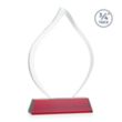 Worthington Award on Newhaven Base - Red | https://www.bestnamebadges.com