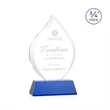Worthington Award on Newhaven Base - Blue | https://www.bestnamebadges.com