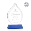 Worthington Award on Newhaven Base - Blue | https://www.bestnamebadges.com
