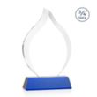 Worthington Award on Newhaven Base - Blue | https://www.bestnamebadges.com