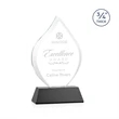 Worthington Award on Newhaven Base - Black | https://www.bestnamebadges.com