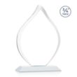 Worthington Flame Award - White | https://www.bestnamebadges.com