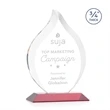 Worthington Flame Award - Red | https://www.bestnamebadges.com