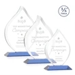Worthington Flame Award - Blue | https://www.bestnamebadges.com