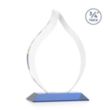 Worthington Flame Award - Blue | https://www.bestnamebadges.com