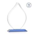 Worthington Flame Award - Blue | https://www.bestnamebadges.com
