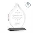 Worthington Flame Award - Black | https://www.bestnamebadges.com