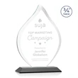 Worthington Flame Award - Black | https://www.bestnamebadges.com