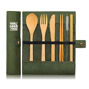 Reusable Bamboo Utensils Cutlery