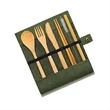 Reusable Bamboo Utensils Cutlery | https://www.bestnamebadges.com