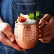 Custom Stainless Steel Copper Plated Moscow Mule Mug | https://www.bestnamebadges.com