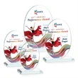 Austin (Vert) VividPrint™ Award - Clear | https://www.bestnamebadges.com
