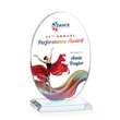 Austin (Vert) VividPrint™ Award - Clear | https://www.bestnamebadges.com