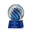 Genista Award on Robson Base - Blue | https://www.bestnamebadges.com