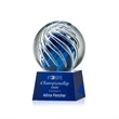 Genista Award on Robson Base - Blue | https://www.bestnamebadges.com