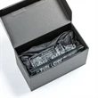 Crystal 18 Wheeler on Base 3D - Black | https://www.bestnamebadges.com