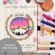 A5 Hardcover Cream Wildlife Notebook 100GSM Squared  | https://www.bestnamebadges.com