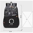 Large Capacity Laptop Luminous School Backpack | https://www.bestnamebadges.com