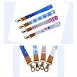 PU Leather Long Mobile Phone Work Card Lanyard | https://www.bestnamebadges.com