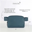 Adjustable Small Unisex Mini Belt Bag Waist Pouch | https://www.bestnamebadges.com