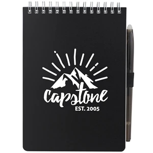 5' x 7' Mineral Stone Field Reporter Notebook w/Pe | https://www.bestnamebadges.com