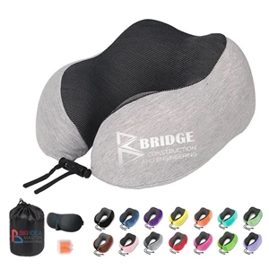 Portable U-Shape Comfortable Airplane Neck Pillow | https://www.bestnamebadges.com