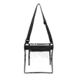 Clear PVC Crossbody Stadium Bag 9" X 10" | https://www.bestnamebadges.com