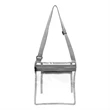 Clear PVC Crossbody Stadium Bag 9" X 10" | https://www.bestnamebadges.com