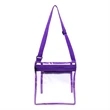 Clear PVC Crossbody Stadium Bag 9" X 10" | https://www.bestnamebadges.com