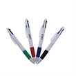 4 Color In 1 Plastic Multicolor Ball Pen | https://www.bestnamebadges.com