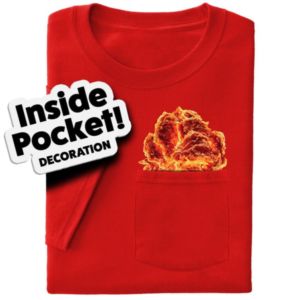 Inside Pocket T-Shirt (DECORATED)