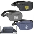 Heather 3-Zipper Fanny Waist Pack | https://www.bestnamebadges.com
