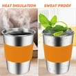 Unbreakable Stainless Steel Kids Cups Tumblers | https://www.bestnamebadges.com