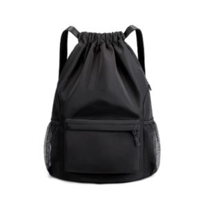 Large-Capacity Travel Backpack With Drawstring Pockets