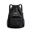 Large-Capacity Travel Backpack With Drawstring Pockets | https://www.bestnamebadges.com