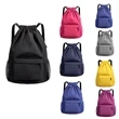 Large-Capacity Travel Backpack With Drawstring Pockets | https://www.bestnamebadges.com