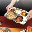 5 Section Car Shape 304 Stainless Divided Platter | https://www.bestnamebadges.com