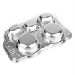 5 Section Car Shape 304 Stainless Divided Platter | https://www.bestnamebadges.com