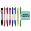 Banner Pen With Customized Graphics Printing | https://www.bestnamebadges.com