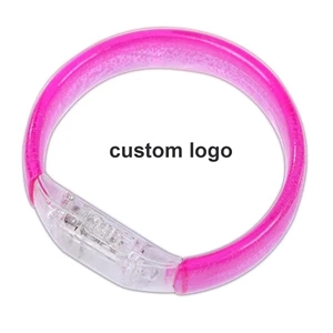 Acrylic Glow Bracelets | https://www.bestnamebadges.com