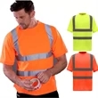 Class 2 High Visibility Reflective Safety Workwear T-Shirt | https://www.bestnamebadges.com