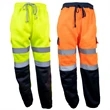 Hi Vis Safety Sweatpants Class E Reflective Tape Joggers | https://www.bestnamebadges.com