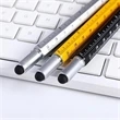 Protable Metal Multi tool Pen 6-in-1 Stylus Pen Ruler | https://www.bestnamebadges.com