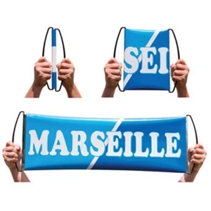 9.5"X27.5" Cheering Retractable Hand Roll Banners