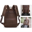 Vintage Leather Laptop Backpack | https://www.bestnamebadges.com