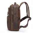 Vintage Leather Laptop Backpack | https://www.bestnamebadges.com