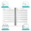 A5 Fitness Journal | https://www.bestnamebadges.com
