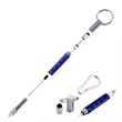 6 In 1 Portable Metal Tool Pen With Carabiner Key Ring | https://www.bestnamebadges.com
