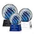 Genista Award on Robson Base - Clear | https://www.bestnamebadges.com